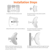 Load image into Gallery viewer, COMFAST 300~900Mbp 5.8G Outdoor WiFi CPE Long range Antenna Repeater wireless Bridge Access Point Amplifer
