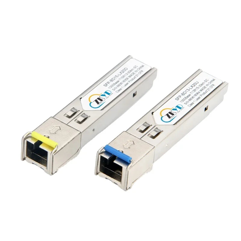 Fiber Optic SFP 1.25G SFP Module Compatible 3km SC Connector 1.25Gbps/1.0625Gbps Single-mode Fiber FTTx Solutions 1310/1550nm