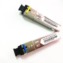 Load image into Gallery viewer, 2PCS 1 Pair SC 20KM 1.25G DDM BIDI SFP Module for Switch Ethernet Fiber Optic Transceiver Compatible With TP-link/Mikrotik/Cisco
