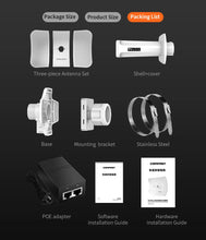 Load image into Gallery viewer, 5.8G Outdoor 11KM Long Range Wifi Bridge 900Mbps Wilreless AP CPE 26dBi Antenna Repeater WI-FI Nanostation CF-E319A
