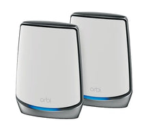 Load image into Gallery viewer, NETGEAR Orbi AX6000 Dual-Band WiFi Mesh System 2.4G WiFi 600Mbps, 5G WiFi 2167Mbps with VoIP Support 1000Mbps LAN WPS/WDS Home Wi-Fi RBK852

