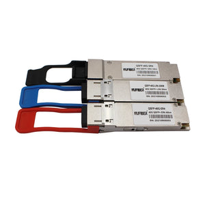 Fiber Optic Transceiver 40GBASE ER4 40g Qsfp+ Transceiver Duplex LC Connector Single IP 1550nm, 40km, QSFP-40G-ER4