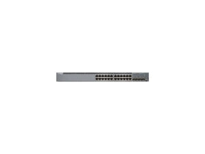 Juniper EX2300 Series Ethernet Switch 24-port 10/100/1000BaseT PoE+, 4 x 1/10G SFP/SFP+ (optics sold separately) EX2300-24P