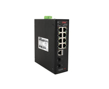 Load image into Gallery viewer, ONV Industrial POE Switch 802.3 Af/at 48V 4/8/16/24 x 10/100/1000Mbps PoE Port with 120W/240w Power Supply, 16G switching capacity
