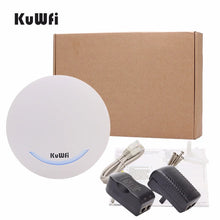 Load image into Gallery viewer, KuWFi Ceiling AP WiFi Router 1200Mbps WiFi Extender 11ac 2.4G&amp;5.8G Ceiling-mounted POE Adapter Wireless Access Point
