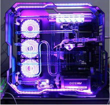 Load image into Gallery viewer, Desktop Gaming Computer i7 11700F RTX2060 3060Ti 3070Ti, MOD full aluminum alloy double tempered glass Water cooling case, Desktop gaming computer PC
