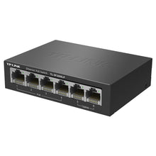 Load image into Gallery viewer, TP-Link TL-SF1006LP 4-Port 100Mbps PoE switch/4FE (PoE)+2FE 41W 802.3af/at for IP Cameras and Access Points with Auto MDI/MDIX
