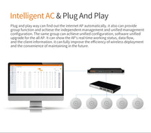 Load image into Gallery viewer, COMFAST CF-E320V2 300M WiFi Ceiling Wireless AP 802.11b/g/n QCA9533 Enterprise Wifi System 48V PoE OPEN DDWRT
