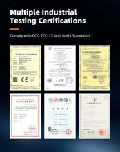 Load image into Gallery viewer, KeepLiNK KP-9000-65-2GX8GP Industrial 10-Port Gigabit Switch with 8-PoE Port and 2-SFP Uplink DIN Rail Mounting IP40 rating VLAN
