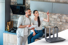 Load image into Gallery viewer, GL.iNet GL-AX1800 (Flint) WiFi 6 Router - Dual Band Gigabit Wireless, 5 x 1G Ethernet Ports, Amazing OpenVpn &amp; WireGuard Speed
