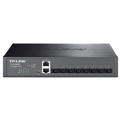 TP-Link TL-ST5008F 10Gbps 8×10000Mbps Switch 10 Gigabit Fiber Optic Network Converter 10Gb Switch 10 Gigabit SFP+10G Switch