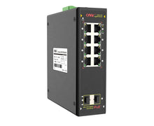 Load image into Gallery viewer, ONV Industrial POE Switch 802.3 Af/at 48V 4/8/16/24 x 10/100/1000Mbps PoE Port with 120W/240w Power Supply, 16G switching capacity
