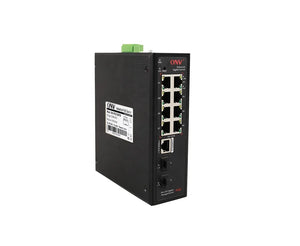 ONV Industrial POE Switch 802.3 Af/at 48V 4/8/16/24 x 10/100/1000Mbps PoE Port with 120W/240w Power Supply, 16G switching capacity