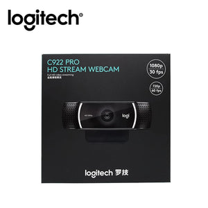 Logitech C922 Pro HD Webcam 1080P Autofocus Built-in Microphone  Stream HD Anchor Camera With tripod