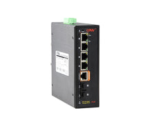 Load image into Gallery viewer, ONV Industrial POE Switch 802.3 Af/at 48V 4/8/16/24 x 10/100/1000Mbps PoE Port with 120W/240w Power Supply, 16G switching capacity

