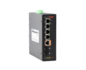 ONV Industrial POE Switch 802.3 Af/at 48V 4/8/16/24 x 10/100/1000Mbps PoE Port with 120W/240w Power Supply, 16G switching capacity