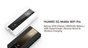 Huawei 5G Mobile Wi-Fi Pro, Mini Pocket WiFi Wireless Charger Router Huawei, Wi-Fi 802.11g, Wi-Fi Supported Frequency: 2.4G and 5G