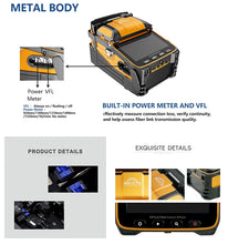 Load image into Gallery viewer, Signal Fire AI-9 AI-6 AI-5 Fiber Fusion Splicer 10 Languages freely switch Built-in Optical Power Meter and VFL5.0 CE,FCC,RoHS
