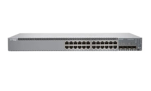Juniper EX2300 Series Ethernet Switch 24-port 10/100/1000BaseT PoE+, 4 x 1/10G SFP/SFP+ (optics sold separately) EX2300-24P
