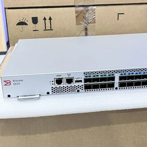 Brocade 6520 EMC EM-6520-48 DS-6520B 48*10/100/1000Mbps Active Ports Fibre Channel SAN Switch, 128 Gbps per port (full-duplex)