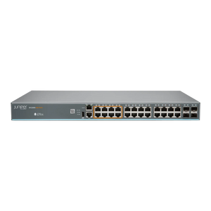 Juniper EX2300 Series Ethernet Switch 24-port 10/100/1000BaseT PoE+, 4 x 1/10G SFP/SFP+ (optics sold separately) EX2300-24P