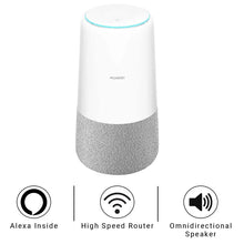 Load image into Gallery viewer, Huawei 4G WiFi router 2.4GHz 300Mbps cat6 AI Cube speaker portable WiFi Hotspot Modem B900-230 Support for Alexa, voice assistant
