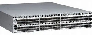 Brocade 128 ports (96 64G SFP+, 16 2x64G SFP-DD ports), 48-port base; 2x 24-port SFP+ PODs, 32-port SFP-DD POD (16 2x64G SFP-DD)