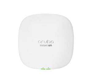 HPE Networking Instant On WiFi 6 Access Point, Dual band, 802.11ax, 5374Mbps, PoE excluded, 2.5GbE uplink port, 4x4:4 MU-MIMO, 100+ clients | AP25