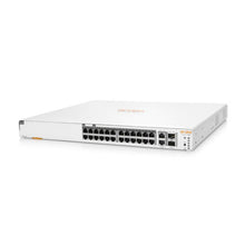 Load image into Gallery viewer, HPE Networking Instant On 1960 2SFP+ 24 Port  370W Switch, Smart-managed layer 2+, 24x PoE GbE ports, 2 Dedicated 10G SFP+ | ARU-IO-SW196024G-370W
