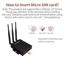 Load image into Gallery viewer, COMFAST CF-E7 Wifi Router 4G SIM Card Waterproof Hotspot Outdoor CPE 2.4G LTE Wireless AP with Strong Signal Antennas
