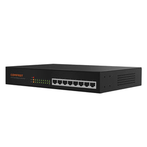 10 Port Gigabit PoE Switch 802.af/at 10/100/1000Mbps Ethernet Enterprise level 48v poe switch for IP Cam Wireless AP wifi router