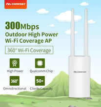 Load image into Gallery viewer, COMFAST High Power Outdoor Wireless AP 1200Mbps WiFi Router 2.4/5.8Ghz POE Long Range Extender Amplifier
