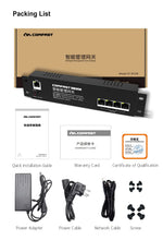Load image into Gallery viewer, Comfast 4pcs 300Mbps In-wall AP 2*2dBi RJ45 USB Port Wireless Access point + 1pc AC Router Gateway for Hotel Villa PUB Company
