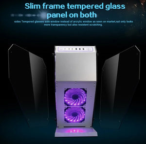 Desktop Computer OEM DIY Water cooling case i7 7700k 8G/16GB 1T GX1080 21.5/23.6/27 inch monitor display Desktop gaming computer PC