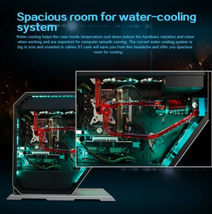 Desktop Computer OEM DIY Water cooling case i7 7700k 8G/16GB 1T GX1080 21.5/23.6/27 inch monitor display Desktop gaming computer PC