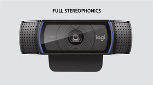 Logitech HD Pro Webcam C920e, Widescreen Video Chat Recording USB Smart 1080p Autofocus Camera Full HD, C920 upgrade version