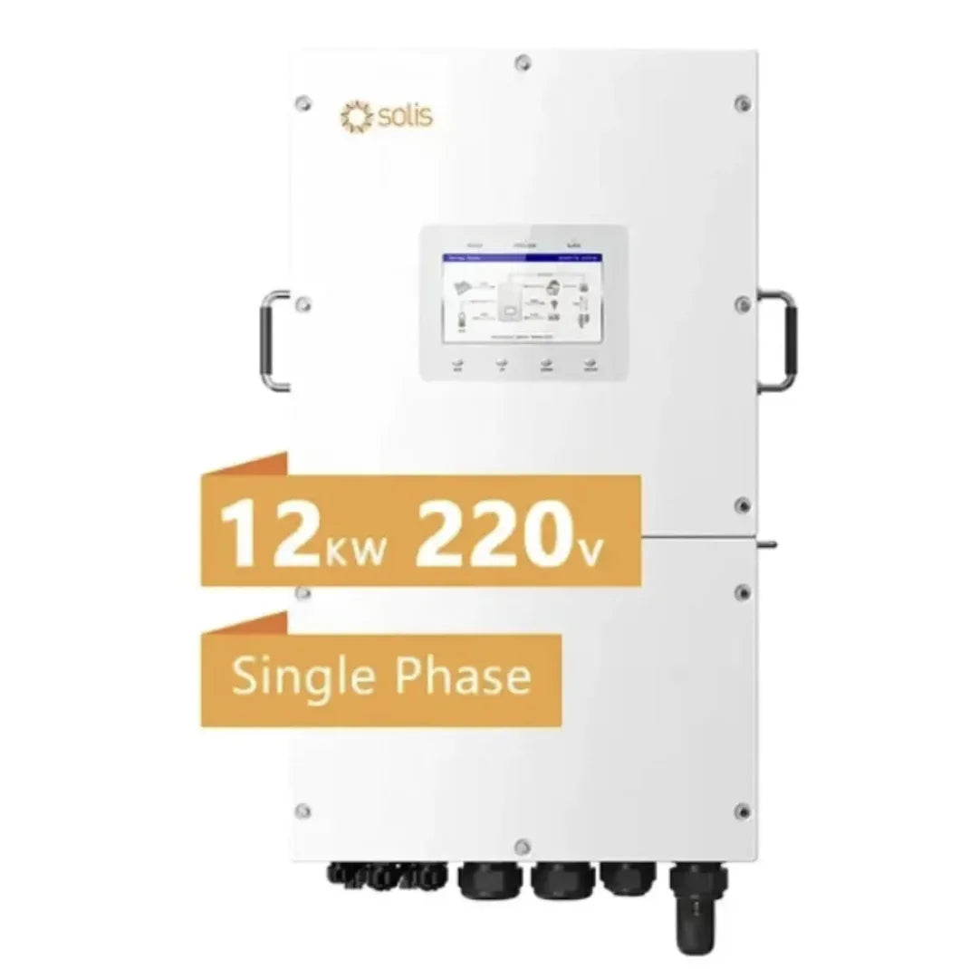 Solis S6-EH1P12K03-NV-YD-L 12kw Single Phase Hybrid Solar Inverter for PV Complete System Li-ion Lead-acid