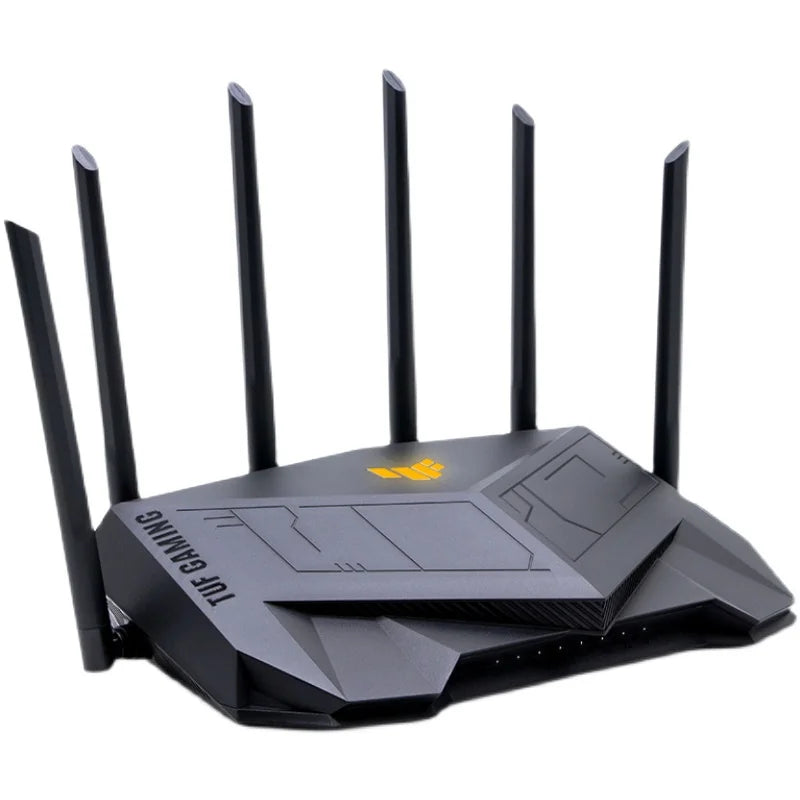 ASUS TUF-AX5400 AX5400 TUF Gaming Dual Band WiFi 6 Gaming Router With Dedicated Gaming Port, 3 Steps Port Forwarding AiMesh WiFi