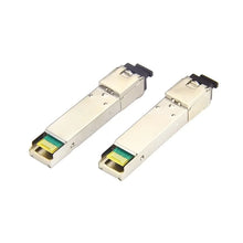 Load image into Gallery viewer, Fiber Optic SFP 1.25G SFP Module Compatible 3km SC Connector 1.25Gbps/1.0625Gbps Single-mode Fiber FTTx Solutions 1310/1550nm

