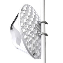 Load image into Gallery viewer, Original MikroTik LHG 5 (RBLHG5kit) 802.11n wireless Bridge AP Dual chain 24.5dBi 5GHz CPE Integrated Antenna, 600Mhz CPU, 3-PACK
