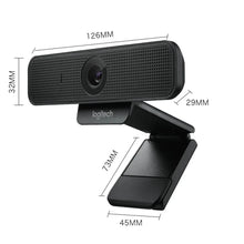 Load image into Gallery viewer, Logitech C925e 1080p Webcam Autofocus USB Cam with HD Video and Built-In Stereo Microphones Professional Wide Angle Cam
