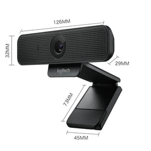 Logitech C925e 1080p Webcam Autofocus USB Cam with HD Video and Built-In Stereo Microphones Professional Wide Angle Cam