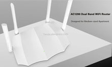 Load image into Gallery viewer, English Package  Tenda AC5S AC1200M 2.4G 5G Wireless WiFi Router Support  Home Coverage Dual Band Wireless Router 1200mbps Wifi
