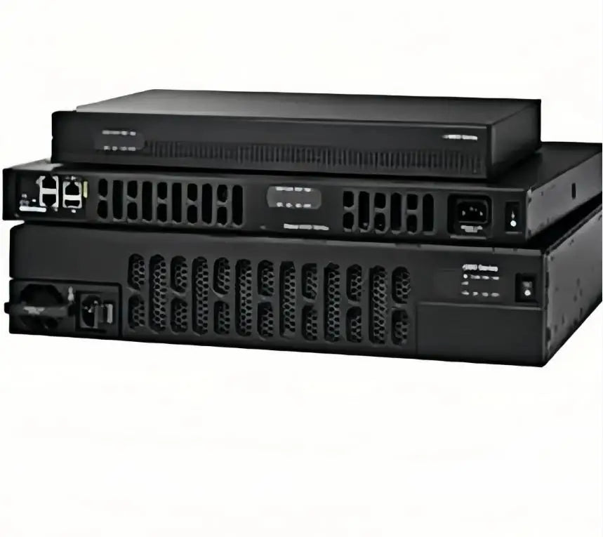 Cisco ISR4351-SEC/K9 Router 400Mbps throughput, 3 WAN/LAN ports, 3 SFP ports, multi-Core CPU, Security, VPN, WAAS, Intelligrnt WAN