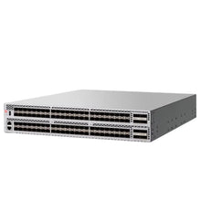 Load image into Gallery viewer, Brocade 128 ports (96 64G SFP+, 16 2x64G SFP-DD ports), 48-port base; 2x 24-port SFP+ PODs, 32-port SFP-DD POD (16 2x64G SFP-DD)
