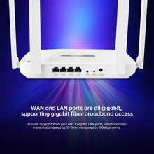 Load image into Gallery viewer, EDUP RT2983 High Speed AX1800 Wifi 6 Mesh Router Smart Dual Band Wifi5 Wifi6 OpenVPN Router 2.4G at 600Mbps, 5G at 1200Mbps
