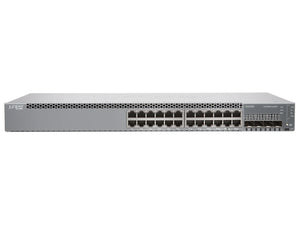 Juniper EX2300 Series Ethernet Switch 24-port 10/100/1000BaseT PoE+, 4 x 1/10G SFP/SFP+ (optics sold separately) EX2300-24P