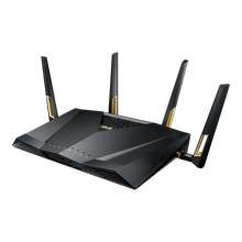 Load image into Gallery viewer, Asus RT-AX88U AX6000 Dual Band WiFi6 Gaming Router 802.11ax Router Game Mode MU-MIMO + OFDMA 2.4GHz 4x4, 5GHz 4x4 AiMesh WiFi Wireless Router
