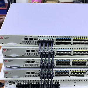 Brocade 6520 EMC EM-6520-48 DS-6520B 48*10/100/1000Mbps Active Ports Fibre Channel SAN Switch, 128 Gbps per port (full-duplex)