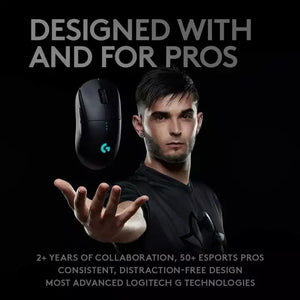 Logitech G PRO Wireless Gaming Mouse RGB Dual Mode With HERO 16K DPI Sensor LIGHTSPEED Laser Gamer Mouse POWERPLAY Compatible